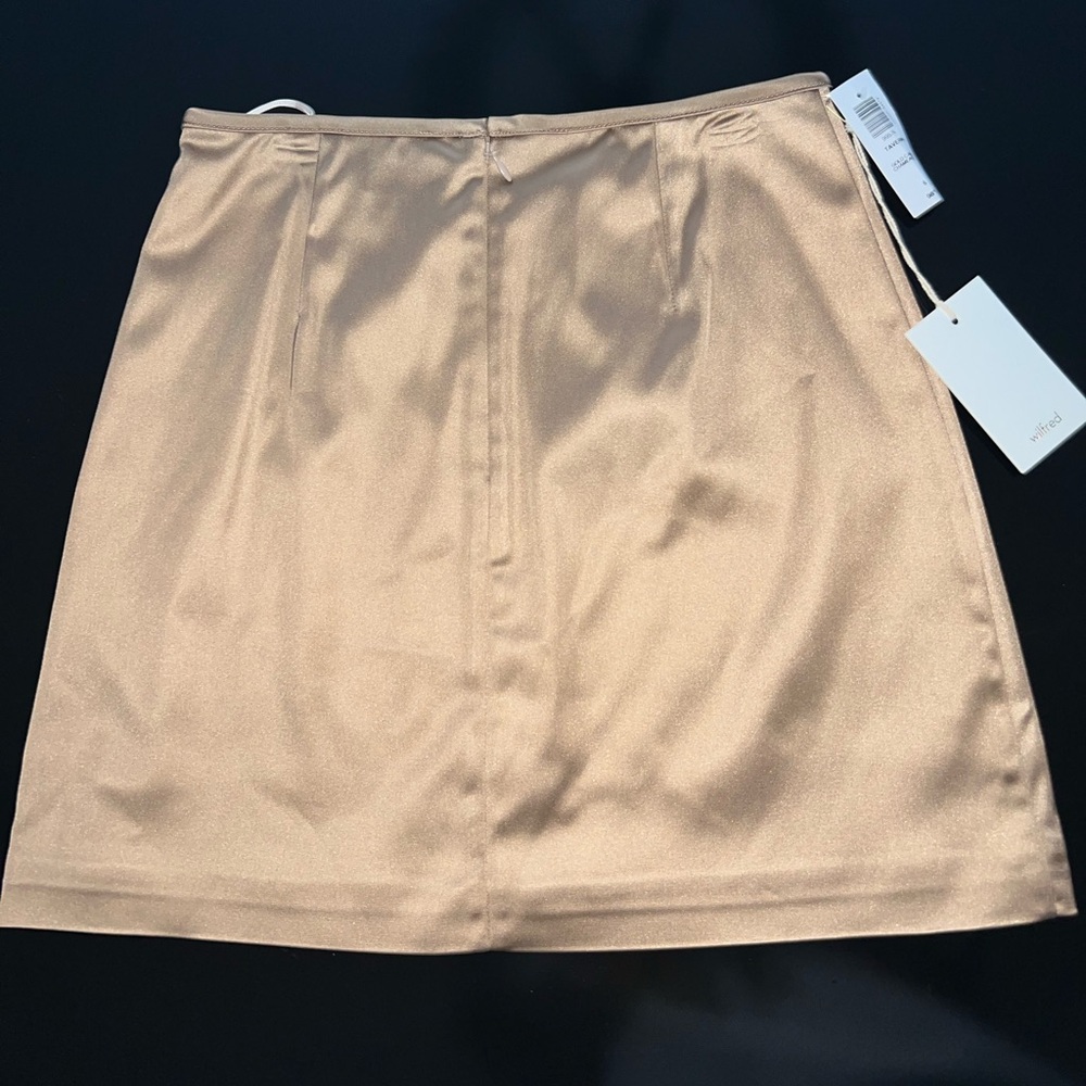 Aritzia Wilfred Tan Mini Skirt - Picture 2 of 4